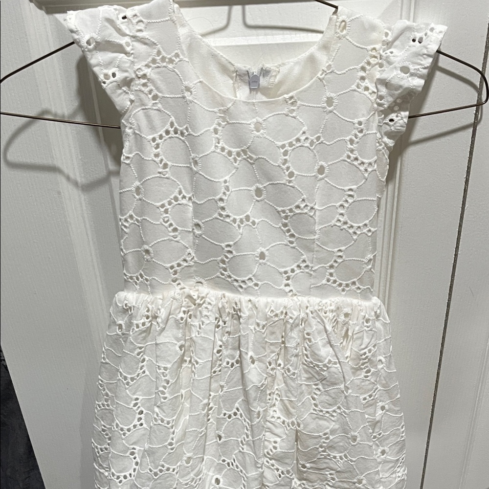 My Little White Lace Formal Dress
